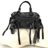 Vintage Wash Denim Satchel