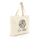 Love Travel Tote Bag in Canvas