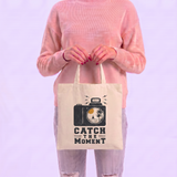 Catch The Moment Tote Bag in Canvas