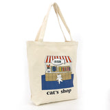 Cat's Shop Canvas Tote Bag