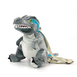 GREY DINO PLUSHY BACKPACK IN POLYESTER
