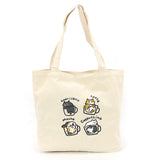 Coffee Cats Canvas Tote Bag