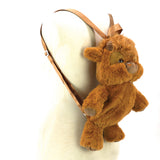Highland Cow Plushy Backpack in Polyester