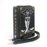 Oracle Book Clutch in Vinyle