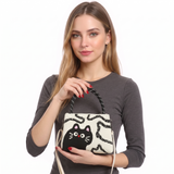 2 PCS handheld black cat  bag