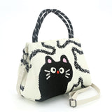 2 PCS handheld black cat  bag