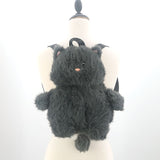 fur cat backpack