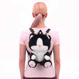 Cute tuxedo cat backpack