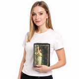 THE  FATE OF OPHELIA BOOK CLUTCH BAG IN VINYL
