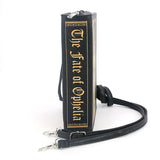THE  FATE OF OPHELIA BOOK CLUTCH BAG IN VINYL