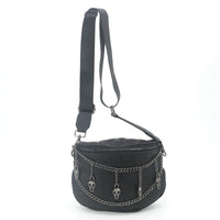 Skull Chain Shoulder Bag