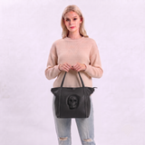 Large Skull Tote in Vinyl