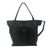 Large Skull Tote in Vinyl
