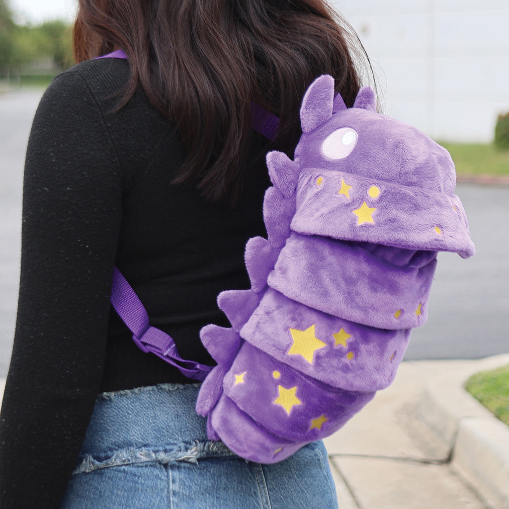 Purple Roly Poly Plush Backpack – www.comecoinc.com