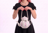 Teapot Crossbody Bag in Vinyl