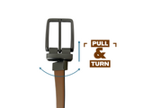 RIDER Reversible Genuine Leather Belts for Women with Gun Metal Buckle Fashion Women Belts