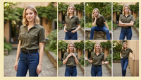 RIDER Reversible Genuine Leather Belts for Women