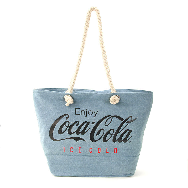 Coca-Cola Beach Tote In Denim