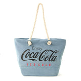 Coca-Cola Beach Tote In Denim