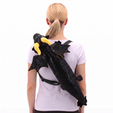 Black Dragon Stuffed Sling Bag