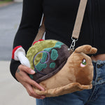 Snail Plush Crossbody Bag