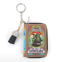 THE CALL OF CTHULHU BOOK BAG CHARM/COIN PURSE IN VINYL