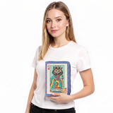 Feline Royals Book Clutch Bag in Vinyl