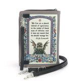 Cthulhu Book Clutch Bag in Vinyl