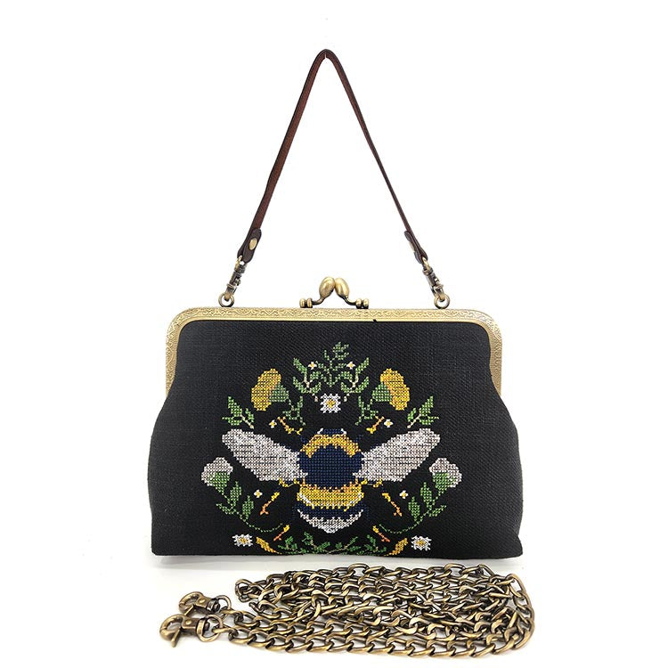 Bee Vintage Kisslock Bag