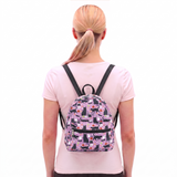 Halloween Black Cat Mini Backpack in Polyester