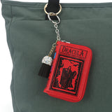DRACULA BOOK BAG CHARM/COIN PURSE IN VINYL