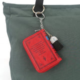 DRACULA BOOK BAG CHARM/COIN PURSE IN VINYL