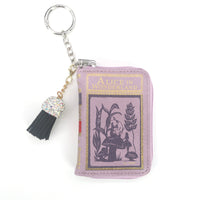 ALICE IN WONDERLAND BOOK BAG CHARM/COIN PURSE IN VINYL