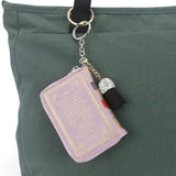 ALICE IN WONDERLAND BOOK BAG CHARM/COIN PURSE IN VINYL