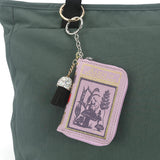 ALICE IN WONDERLAND BOOK BAG CHARM/COIN PURSE IN VINYL