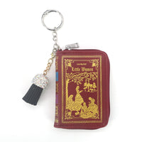 THE LITTLE WOMEN BOOK BAG CHARM/COIN PURSE IN VINYL