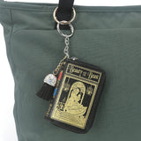 BEAUTY AND THE BEAST BOOK BAG CHARM/COIN PURSE IN VINYL