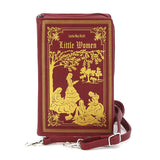 LITTLE WOMEN BOOK CLUTCH BAG IN VINYL