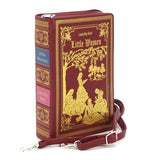 LITTLE WOMEN BOOK CLUTCH BAG IN VINYL