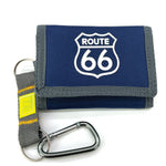 Route 66 Nylon Wallet with attachment