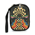 Psychedelic Padded Wristlet