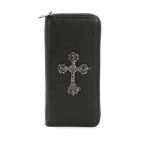 Metal Cross Wallet in Vinyl