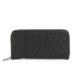 Embossed Skull Wallet in Vinyl