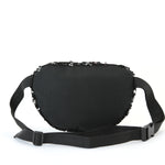 Black/Silver sequinned fanny pack