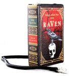The Raven Vintage Book Clutch Bag in Vinyl, side view