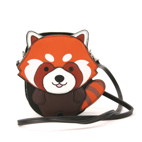 red panda cross body bag frontal view