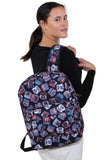 Route 66 Backpack in Polyester Material, backpack style on model