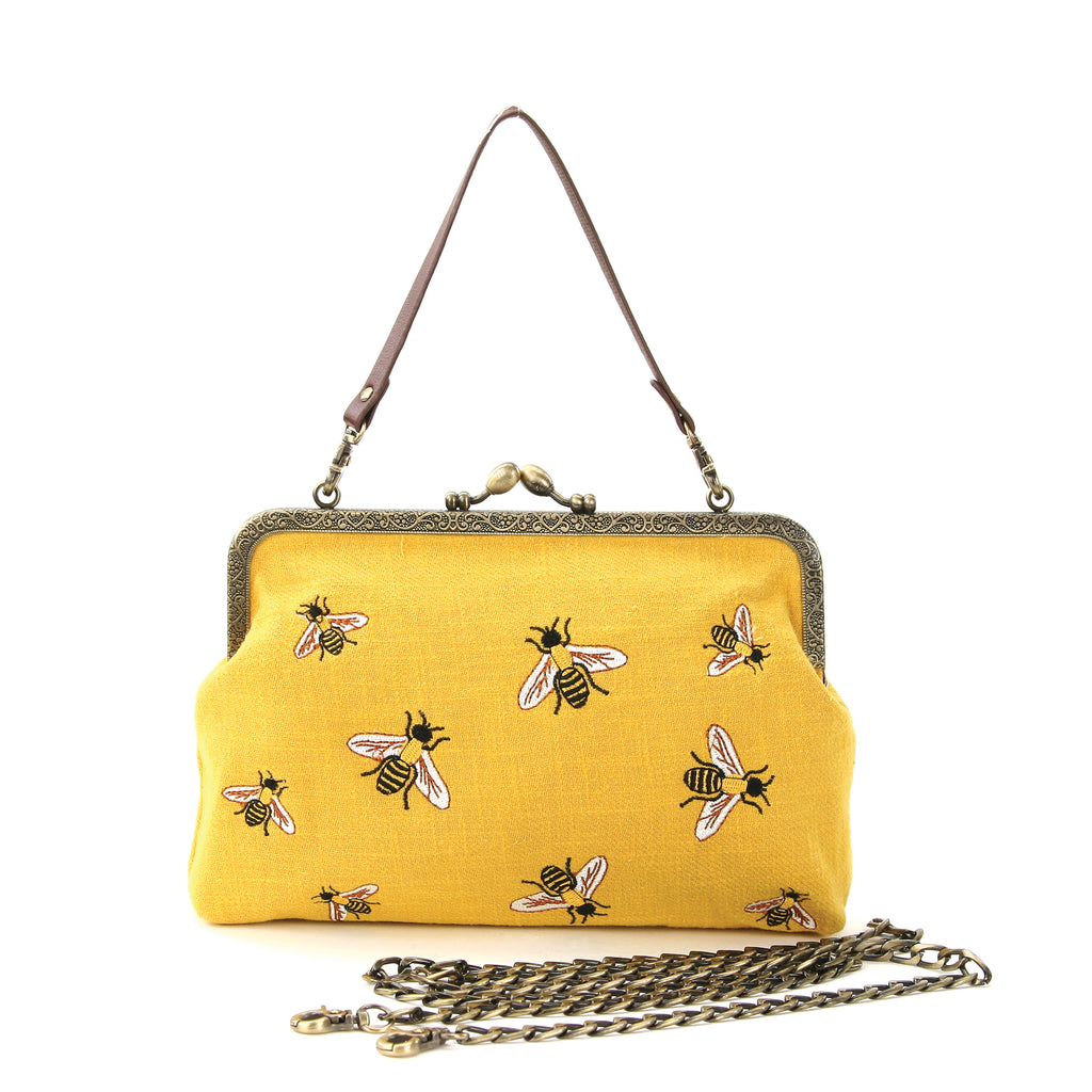 Wholesale Plaid Dome Crossbody Purse with Bee Ornament | Kelli's Gift Shop  Suppliers