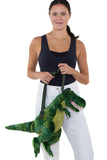 Sleepyville Critters - Dinosaur Mini Backpack, handheld style on model