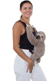 Sleepyville Critters - Sloth Mini Backpack, front backpack style on model